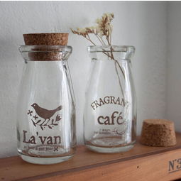 復古玻璃牛奶瓶 融合懷舊美學與現代生活的新選擇